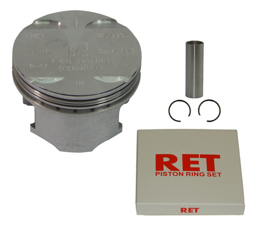 Imagem 1 de 3 de Kit Pistão Para Cilindro Ferro Std Dafra Next 250