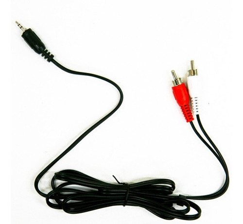 Cable Adaptador Audio Mini Plug 2.5mm A 2 Rca Mp3 Mp4 Htec