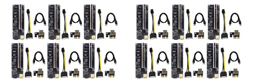 2 Tarjetas Adaptadoras Pci-e Ver009s Pci-e 1 A 16 X 6 Pines