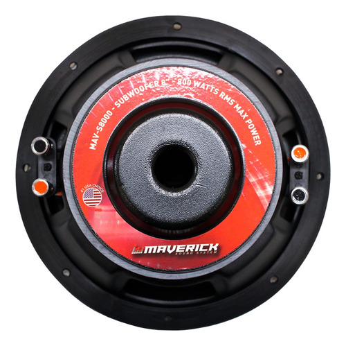 Imagen 2 de 7 de Subwoofer 8 Pulgadas Maverick 800w Rms Doble Bobina