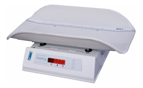 Imagem 1 de 8 de Balança Digital Pediátrica Bebê 109e Welmy 15kg Selo Inmetro