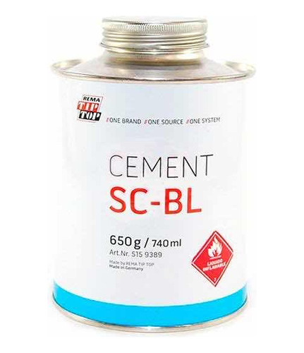 Cemento Azul Bl 650 Grs Rema Tiptop
