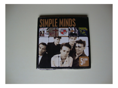 Box 5cd - Simple Minds - 5 Album Set - Importado, Lacrado