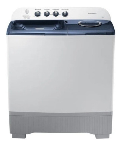 Lavadora semiautomática de doble tina Samsung WT18K5200MB gris claro 18kg 120 V