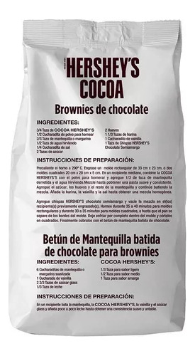 Bulto De 5kg De Cocoa Oscura Alacalina Hershey´s Alcalí