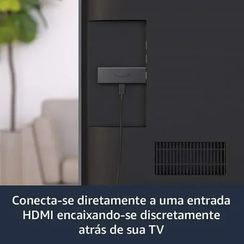 Amazon Fire TV Stick 2ª geração de voz Full HD 8GB preto com 1GB