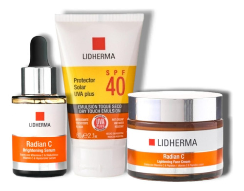 Radian C Vitamina C Lidherma Crema+sérum+protector+regalo 