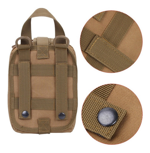 Imagen 9 de 10 de Mochila Táctica Para Botiquín Primeros Auxilios