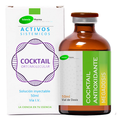 Cocktail Antioxidante Endovenoso De 15gr + Glutation + Ala