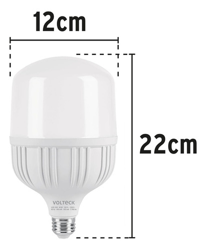 Lámpara Led Alta Potencia E26 40 W Luz Día 46227