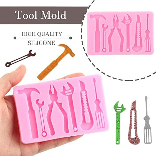 Mujiang Herramientas De Construcción Fondant Moldes De Silic