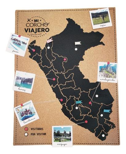 Mapa Corcho Peru Viaje Viajero Viajes Mochilero 