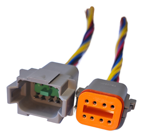 Conector Enchufe Macho Hembra Tipo Deutsch 8 Pines