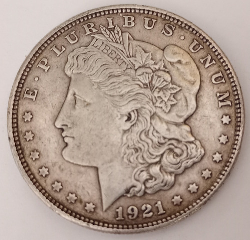  Moneda Estados Unidos Dolar Morgan Plata 1921 N611