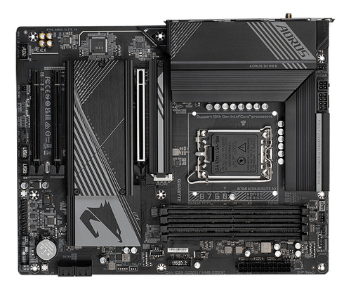 Placa Mãe B760 Aorus Elite Ax Gigabyte Ddr5 Wifi Lga1700 Atx