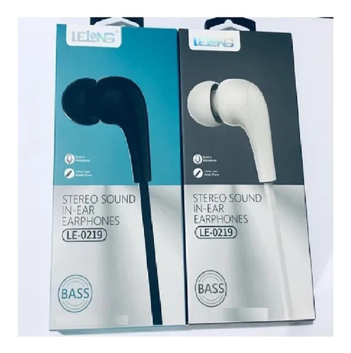 5 Fone De Ouvido Lelong Stereo Sound Earphones Le-0219 Atac