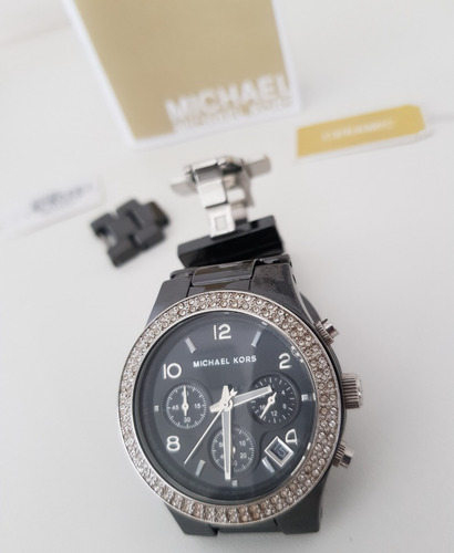 Relógio Michael Kors Mk5388 Original Chronografo Cerâmico!