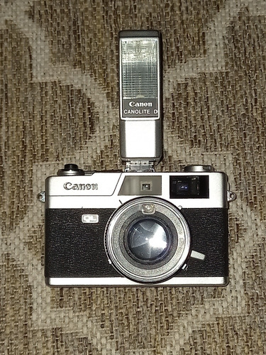 Imagem 1 de 6 de Canon Canonet Ql 17 Com Flash Canolite D