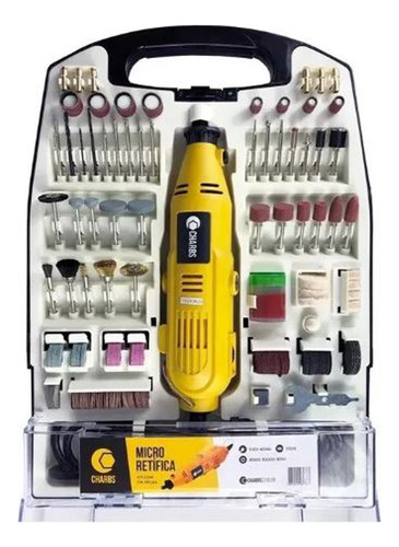 10 Fresas Tugnstenio Dremel + Micro Retífica Charbs 234 220v