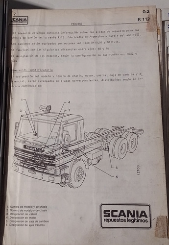 Manual Despiece Camion Scania R 112 Catalogo De Repuestos