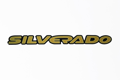 Emblema Adesivo Chevrolet Silverado Resinado Bar030 Fk