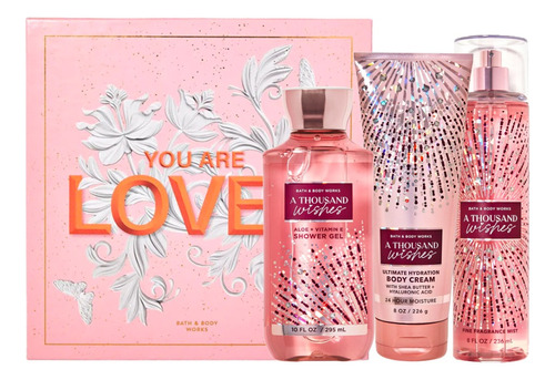 A Thousand Wishes Bath & Body Works Kit De Regalo 3pz Cr