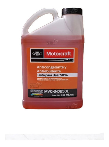 Anticongelante Coolant Naranja Motorcraft