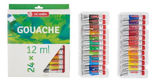 Set 24 Colores Gouache Art Creation 12ml Color Multicolor