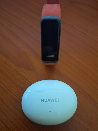 Audífonos Huawei Freebuds 4i Ceramic White + Huawei Band 4