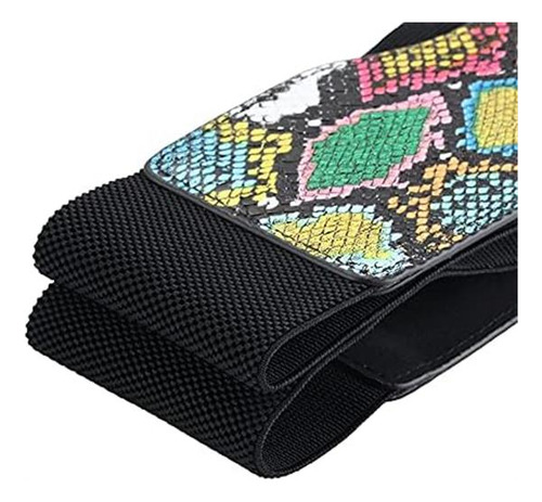 Chic Diary Cinturón Elástico Para Mujer Cinturón Ancho De Pi