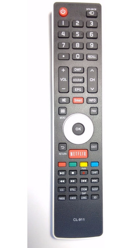 Control Remoto 452 Smartv 3d Bgh Jvc Tecla Netflix