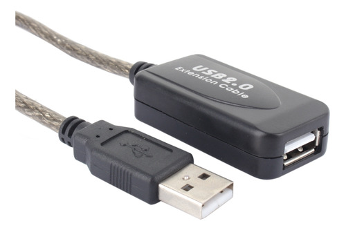 Cable Extensor Usb 2.0 Tipo A Macho A Hembra De 5 M