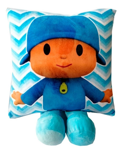 Cojin Pocoyo 40cm Muñeco Niños Peluche Completo Cómodo 