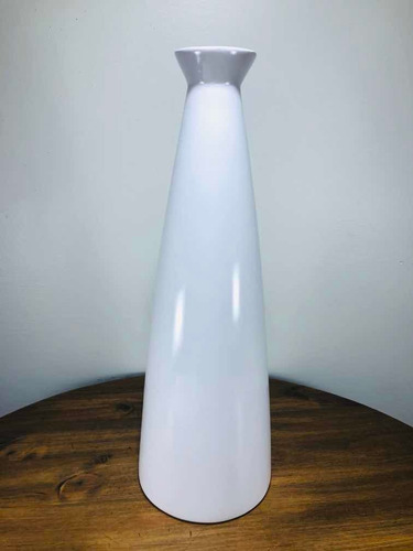 Vaso Branco De Ceramica 42,5cm