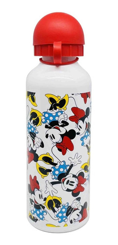 Botella Metalica Minnie Mouse Disney Niña Agua Bebidas 500ml