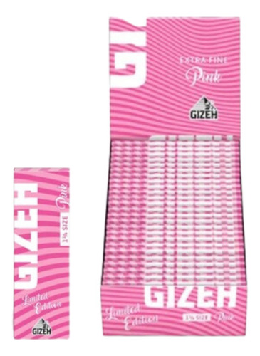Papelillos Gizeh Pink 1 1/4 Edición Limitada Caja 25 Unidades