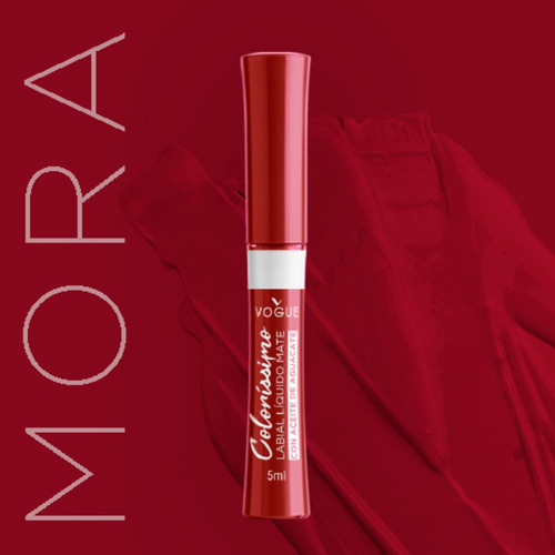 Labial Liquido Vogue Colorissimo Encanto Frutal Color Mora