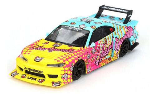 Mini Gt Nissan Silvia (s15) Lb-super Silhouette Agua