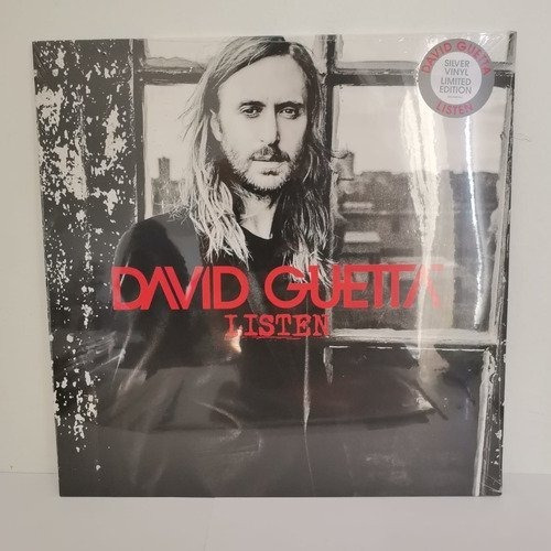 David Guetta Listen Vinilo Silver Nuevo Eu Musicovinyl