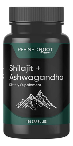 Shilajit Supplement 1000mg & Ashwagandha Supplements 500mg