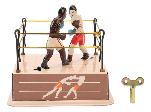 Ring De Boxeo Con Forma De Reloj, Juguete Decorativo De Hoja