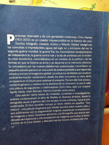 Chris Marker Inmemoria. Varios Autores. Primera Ed. Usado. (Usado)
