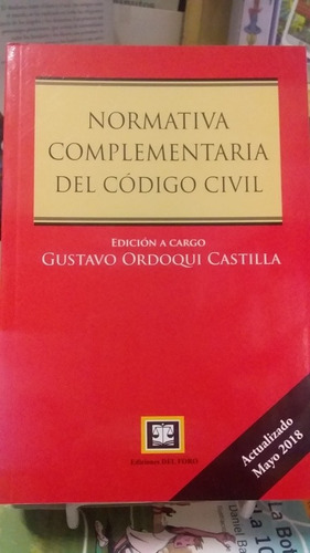 Código Civil 2018 Gustavo Ordoqui (enviamos)