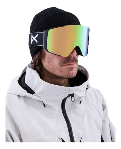 Imagen 3 de 5 de Antiparras Snowboard Ski Anon Sync C/ Lente Perceive