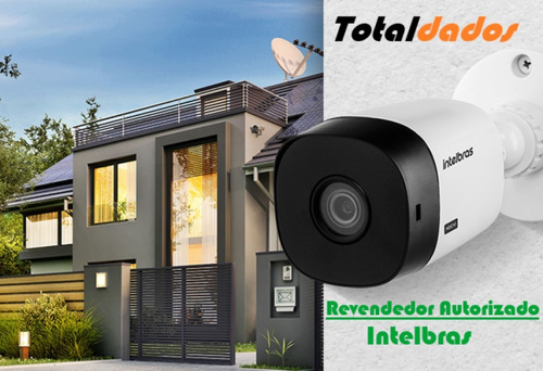 Imagem 3 de 6 de Kit Intelbras Câmera Hd 720p Hdcvi + Caixa Proteção Externa