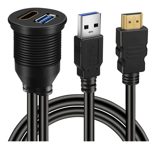 Batige Usb 3.0 & Hdmi A Hdmi + Usb3.0 Aux Extension Dash Pa