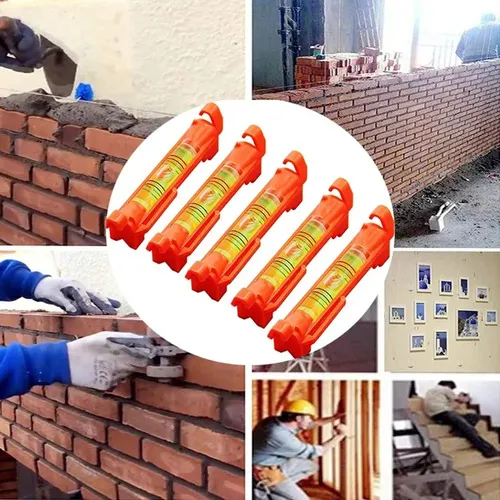 Nivel Burbuja Mini Cuerda Línea Colgante 75x12mm Herramienta