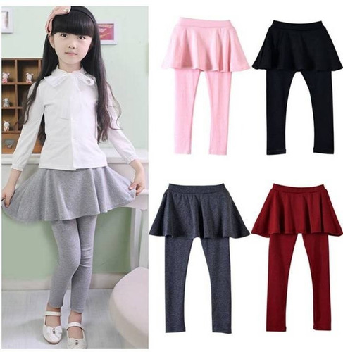 Leggins Con Falda Tutu Niña Princesa Bebe Moda Vinchas