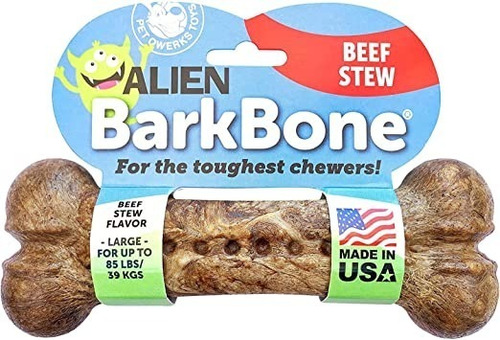 Pet Qwerks Juguete Para Perros Nylon Alien Barkbone L Carne