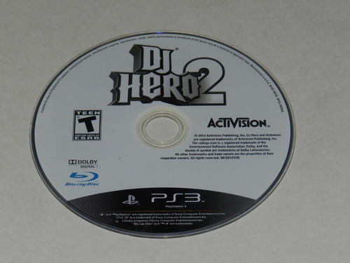 Juego Dj Hero 2 Usado Para Ps3 Fisico Original Blakhelmet C